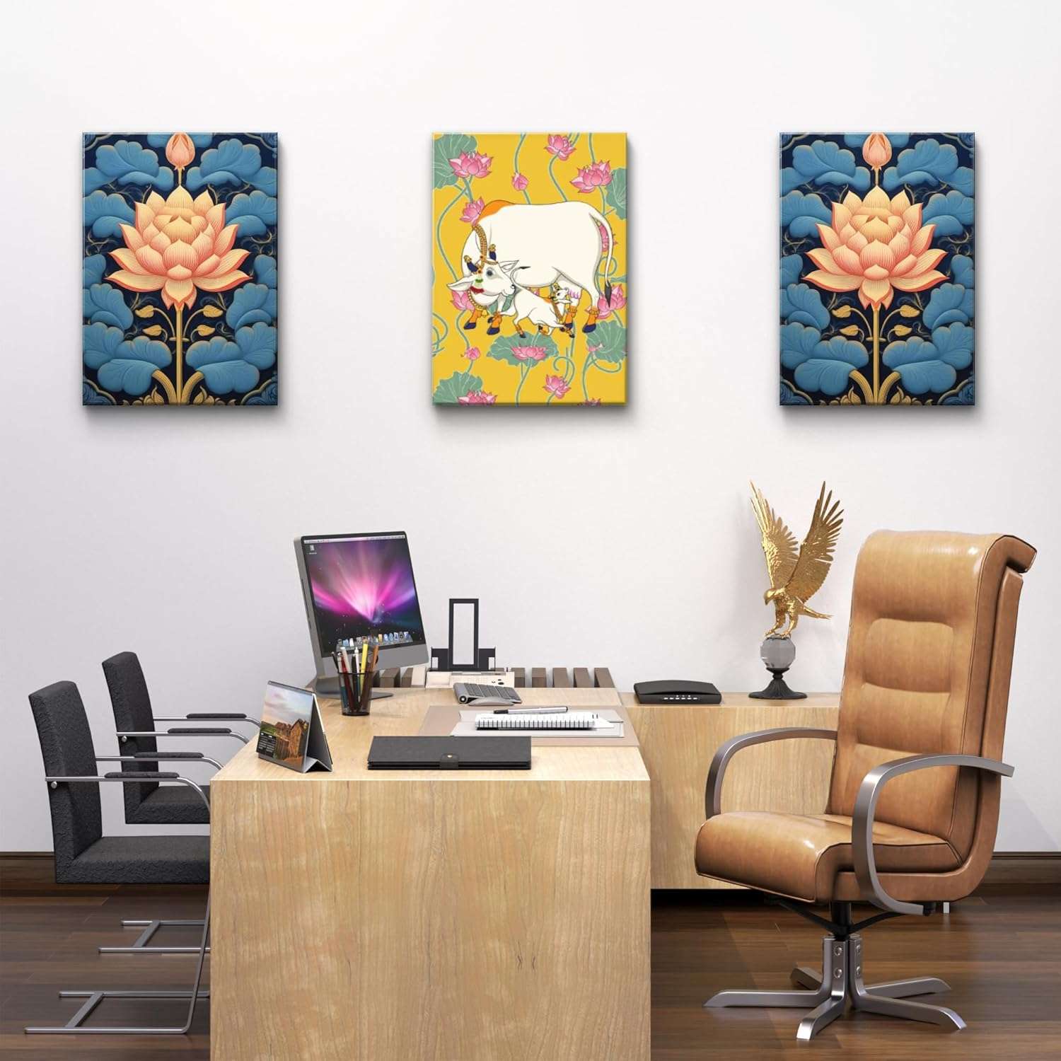 Pichwai Handmade Wall Painting - Image 2